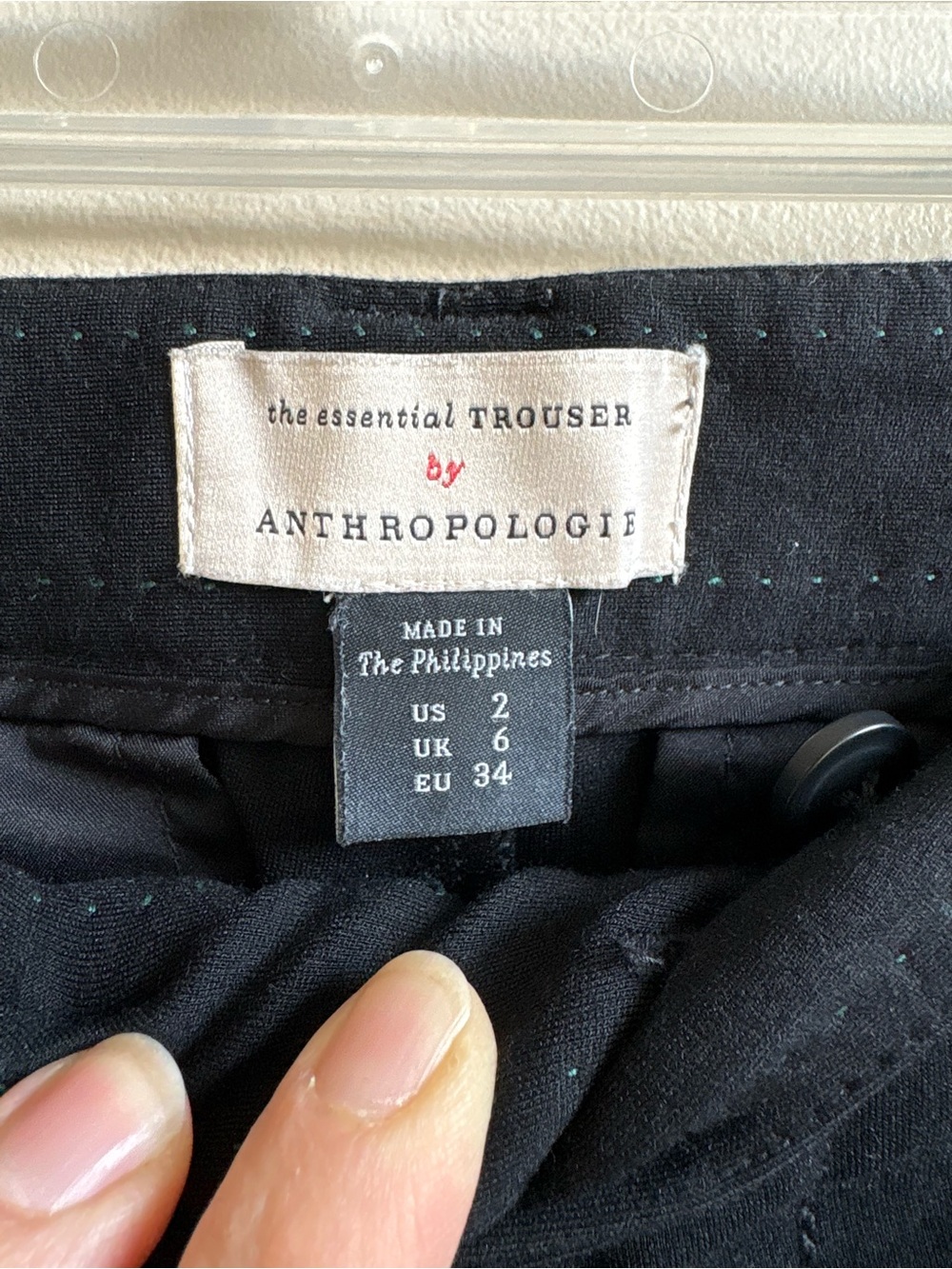 Anthropologie the essential trouser black - Picture 4 of 4